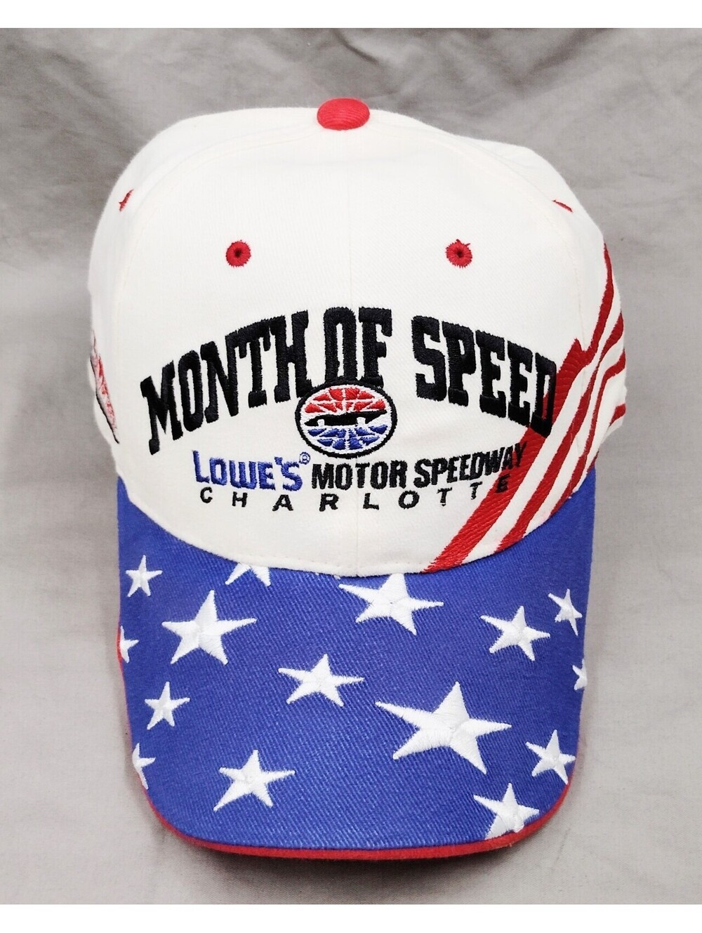 2002 Lowe's Motor Speedway Month of Speed Coca Cola 600 NASCAR Hat Cap Winston